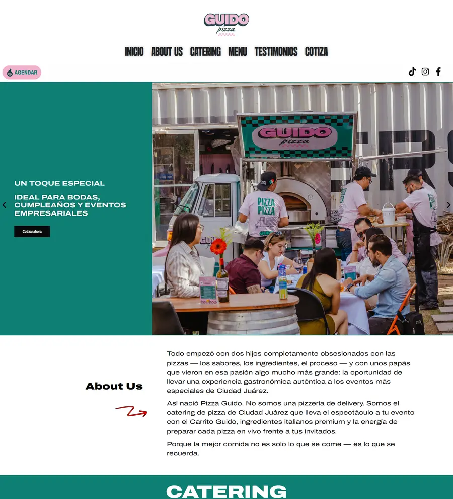 Guido Pizza — home & story